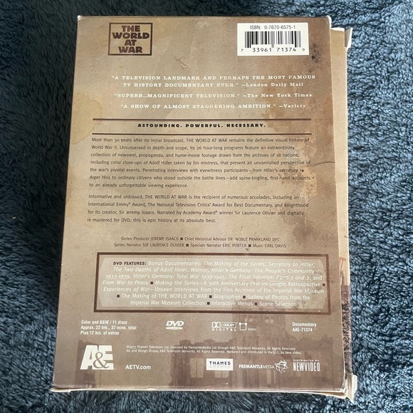 Bundle oof 11 dvds documentary “the world at war” - Picture 3 of 4